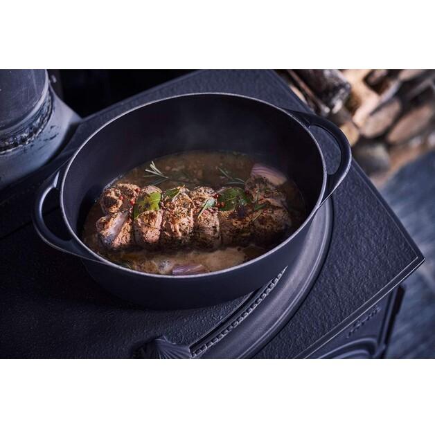 Сковорода Le Creuset Doufeu овальная 32 см чёрная (25084320000460)