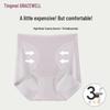 GRACEWELL Women's High-Waist Tummy Control Ice Silk Panties