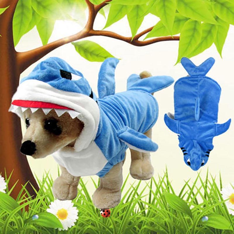 Fashionable Shark Jaw Puppy Coat Jacket For Dogs Ideal For Halloween Costumes