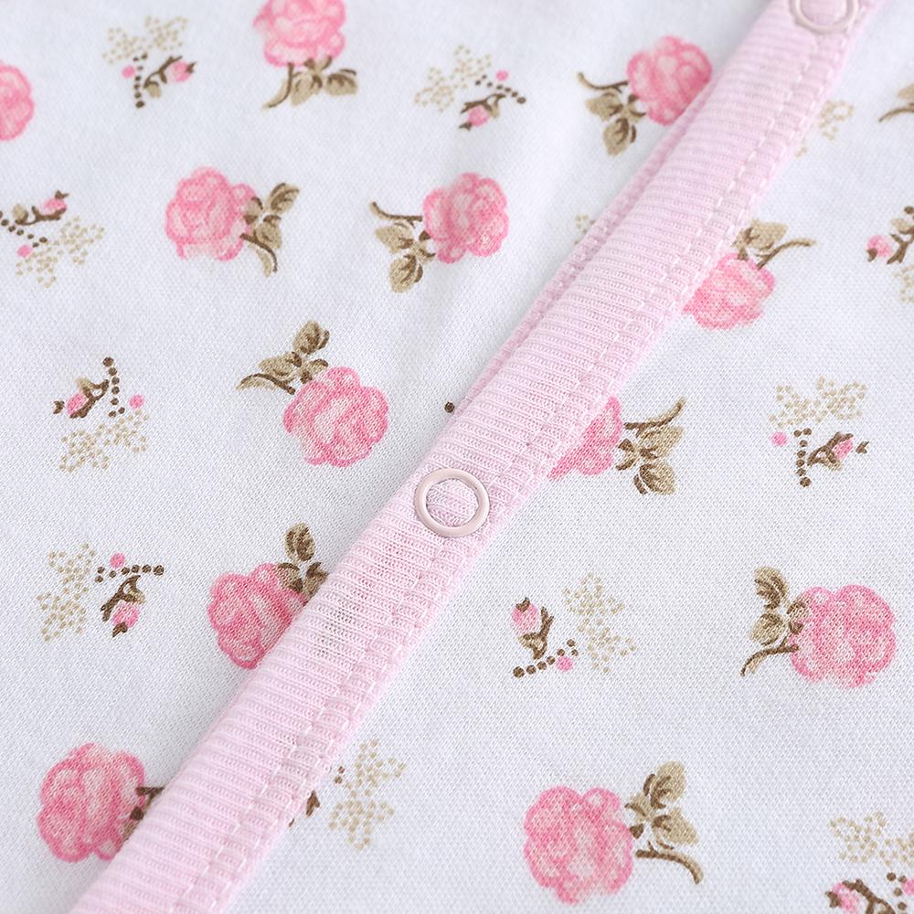 Одежда для маленьких девочек, хлопковая одежда с цветочным узором и длинными рукавами для новорожденных, комбинезоны, костюмы Infantil, одежда для малышей