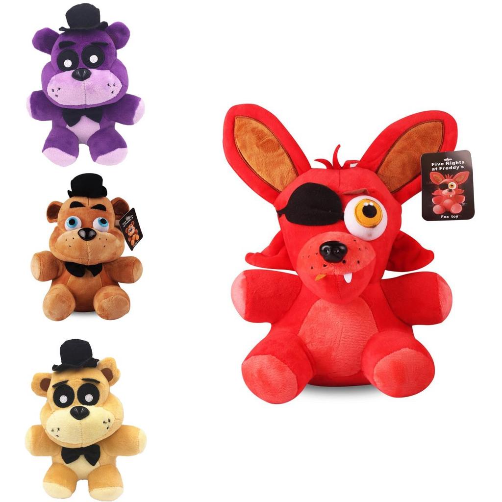 Fnaf Пять Ночей у Фредди Друзья Плюшевая Игрушка Мягкий Подарок 18/25см Желтый Коричневый Фиолетовый Синий Красный Белый