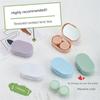 1~4 шт. Коробка для хранения контактных линз, легкая, мини, из нежного ПВХ, двухшарнирная, герметичная, простая