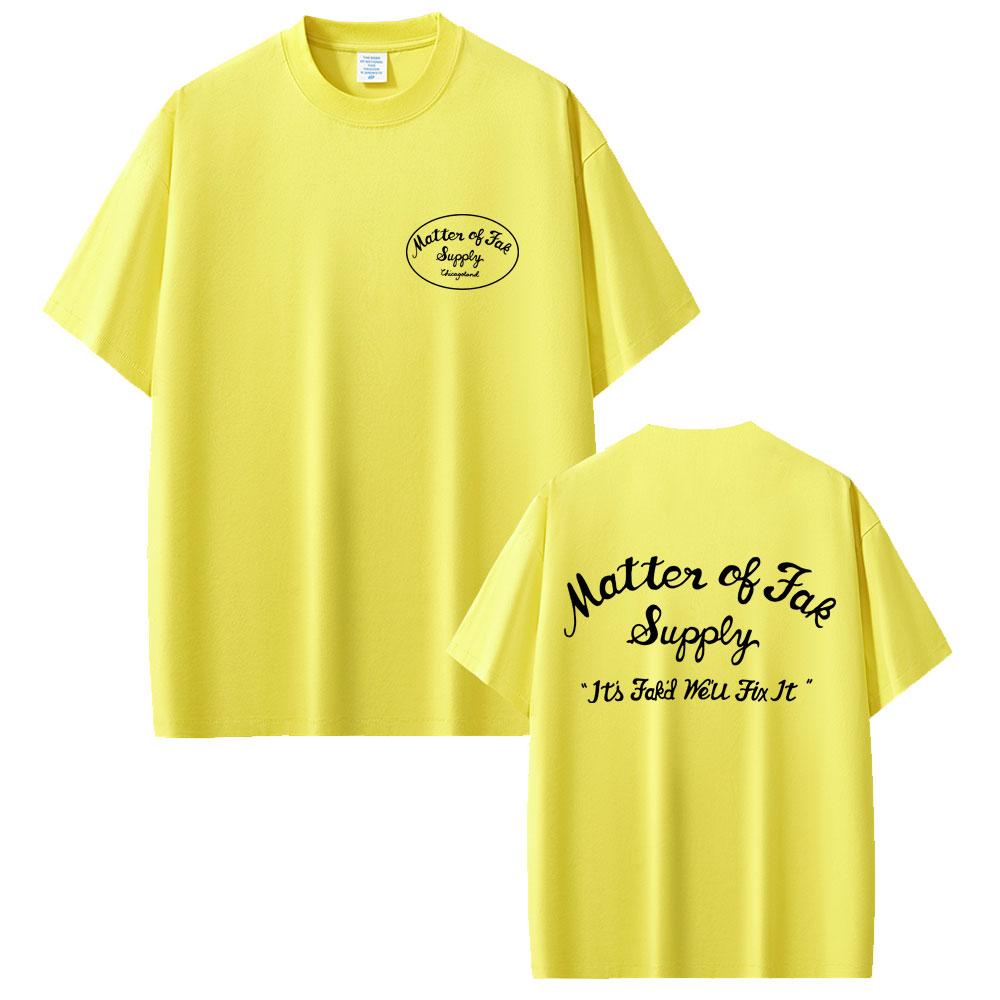 Matter of Fak The Bear TV Show Jeremy Allen T Shirt The Original Beef of Chicagoland Tshirt Unisex Women Casual Cotton Tshirts