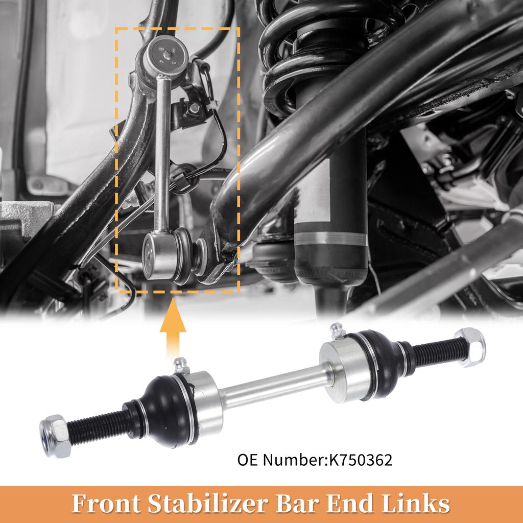 UXCELL 2pcs Front Stabilizer Sway Bar Link for Ford F-550 Super Duty 09-18 No.K750362