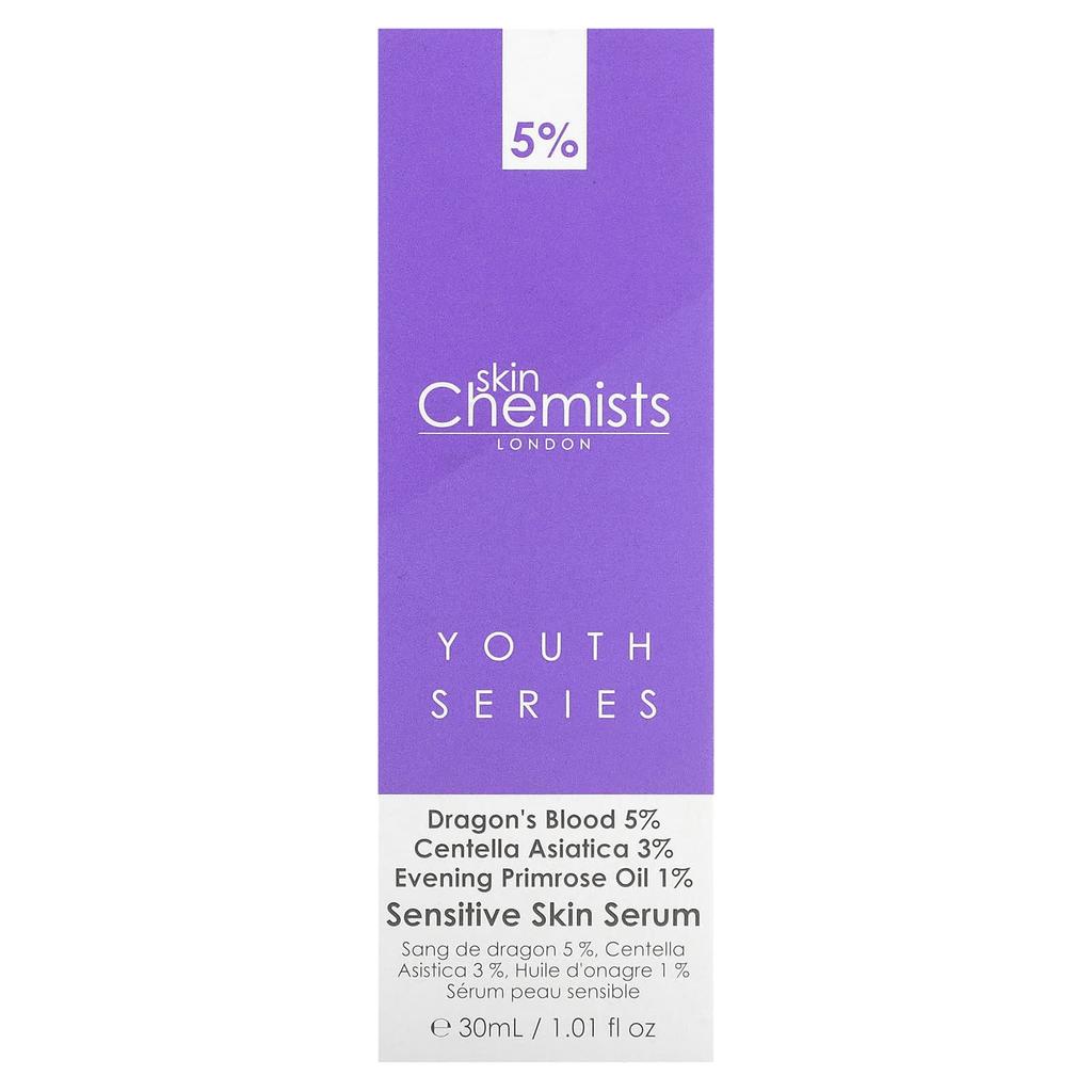 skinChemists Youth Series, Sensitive Skin Serum, 30ml (1.01fl Oz)