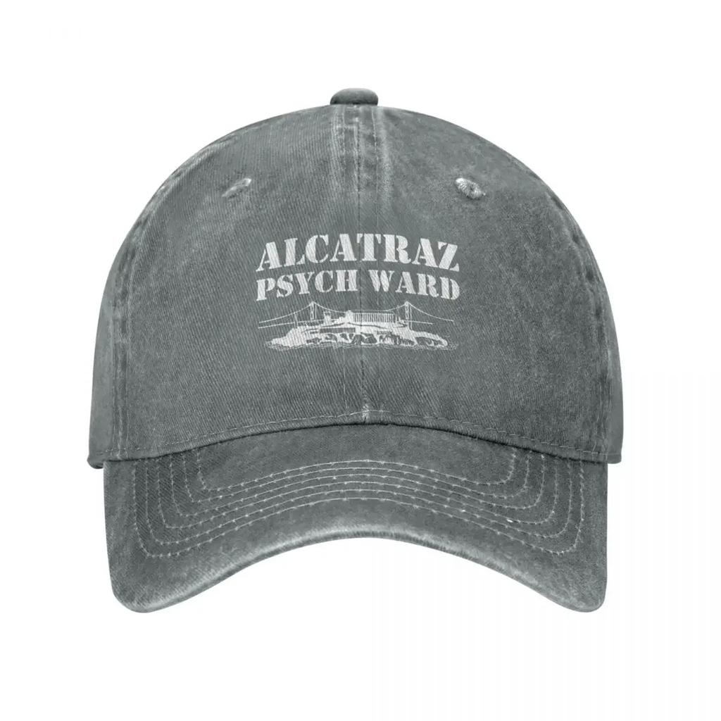 Alcatraz Psych Ward Baseball Cap Streetwear Big Size Hat fishing hat Sports Cap Women Hats Unisexs