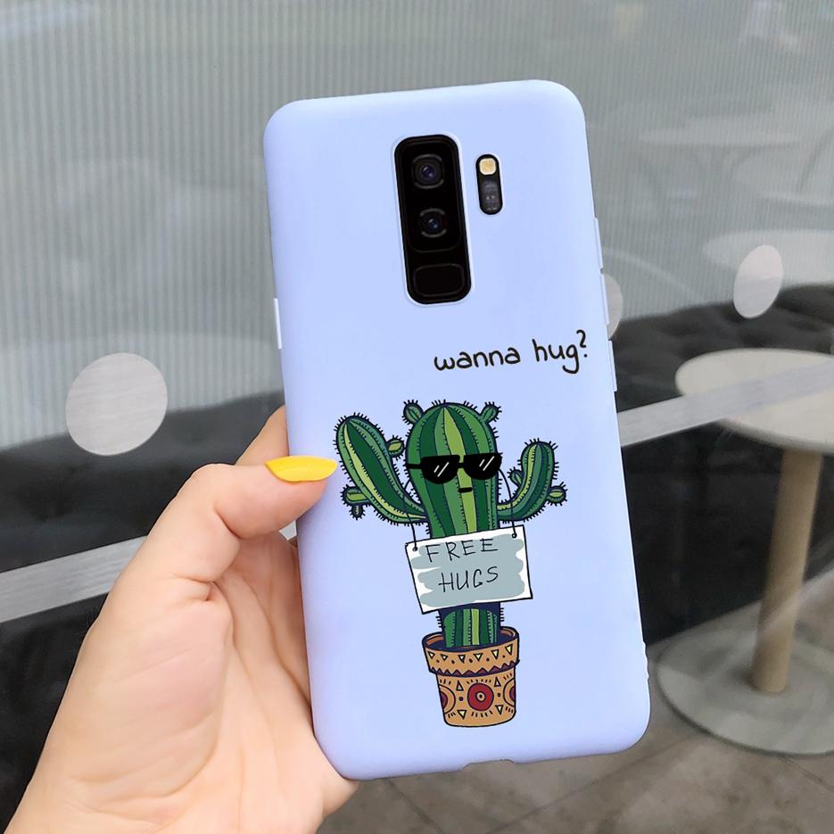 Чехол для Samsung Galaxy S9 Plus S9+ G965F Милый Конфетный Расписной Fundas Матовый Чехол для Samsung S9 S9+ S 9 Plus Чехол для Телефона Мягкие Сумки