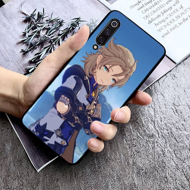 Чехол для телефона Genshin Impact Albedo для Xiaomi max3 mi 9 se mi8 F1 9SE 10 lite F1, задний чехол