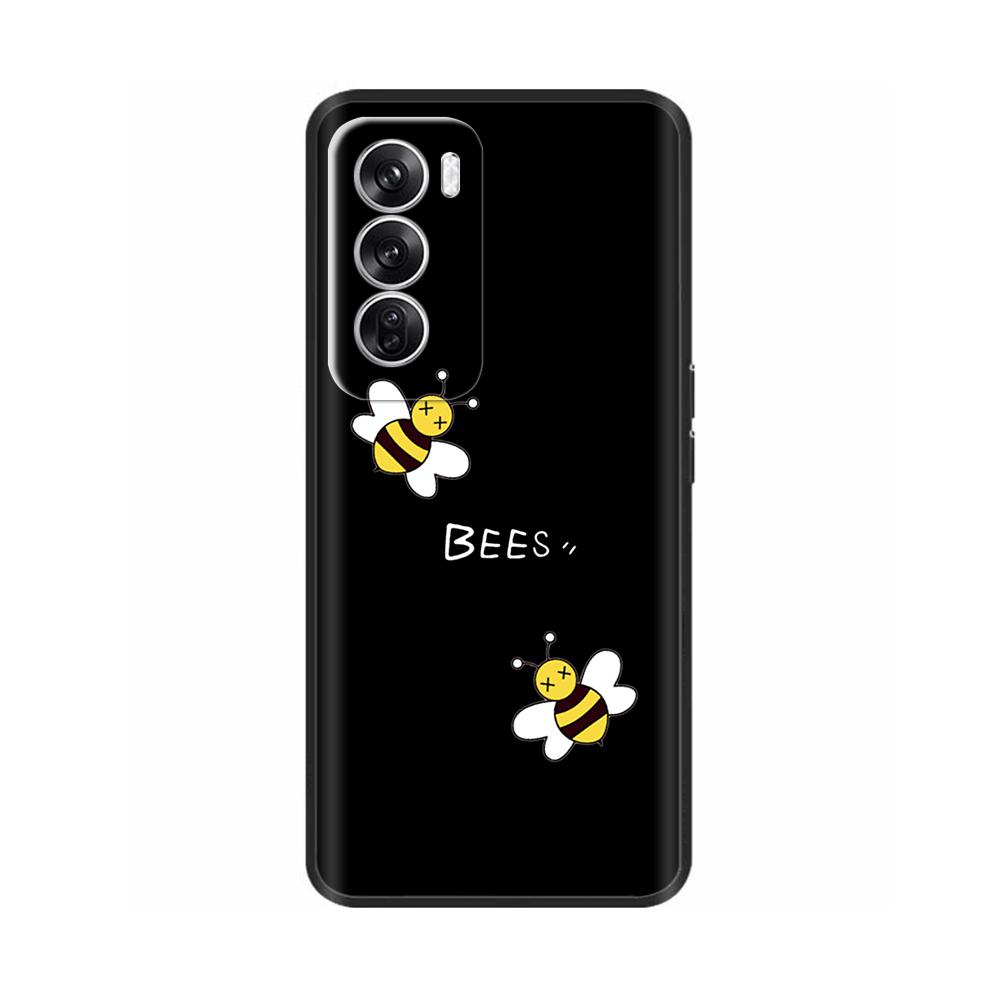 Роскошный painted чехол для OPPO Reno 12 Pro Задняя крышка Силиконовый чехол для телефона для OPPO Reno 12 Reno12 Pro 5G Защитный корпус Capas