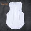Men Summer Sport Vest O Neck Good Breathability Solid Color Sleeveless Sweat Absorption Quick Dry Pullover Gym Fitness Jogging Tank