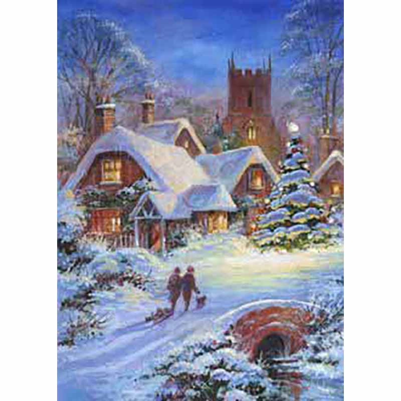 Diy 5D алмазная живопись, полный круглый дрель, набор для вышивки крестом, снег, живописная Алмазная вышивка, пейзаж, смола, настенное искусство, домашний декор