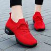 Dance Shoes, New Women's Shoes, Platform-soled and Lightweight Square Dance Shoes, Mother Breathable Walking Shoes