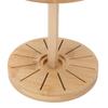 Sewing Thread Rack Round Bamboo Detachable Spool Thread Holder Rack for Home Textiles Hand Weaving
