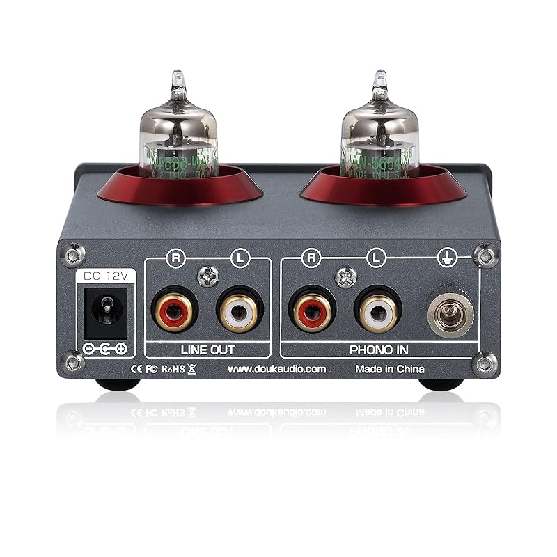 Douk Audio vacuum tube 5654 preamplifier headphone amplifier phono preamplifier Home stereo audio