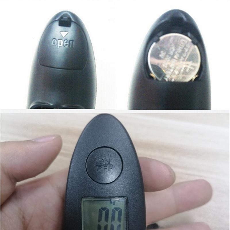 1~10 шт 40 кг/100 г ЖК-цифровые электронные весы для багажа портативные чемоданные весы с ручкой дорожная сумка для взвешивания рыболовный крючок подвесной