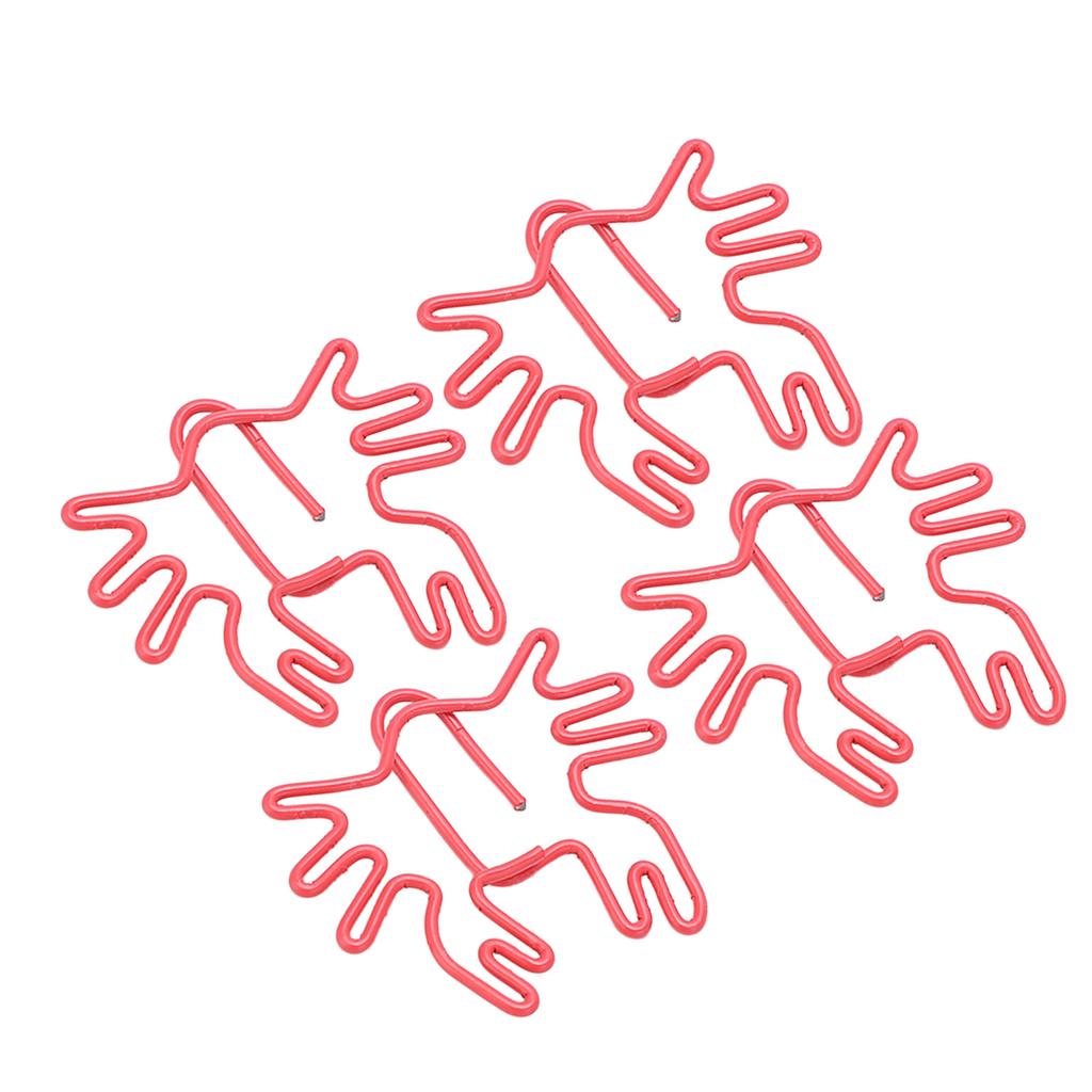 100 шт. детские скрепки в стиле краба, металлические, изысканные, цветные, широкое применение, милые скрепки для офиса