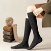 Terry Socks Thick Keep Warm Washable Cold Winter Women Knee High Socks for Dating