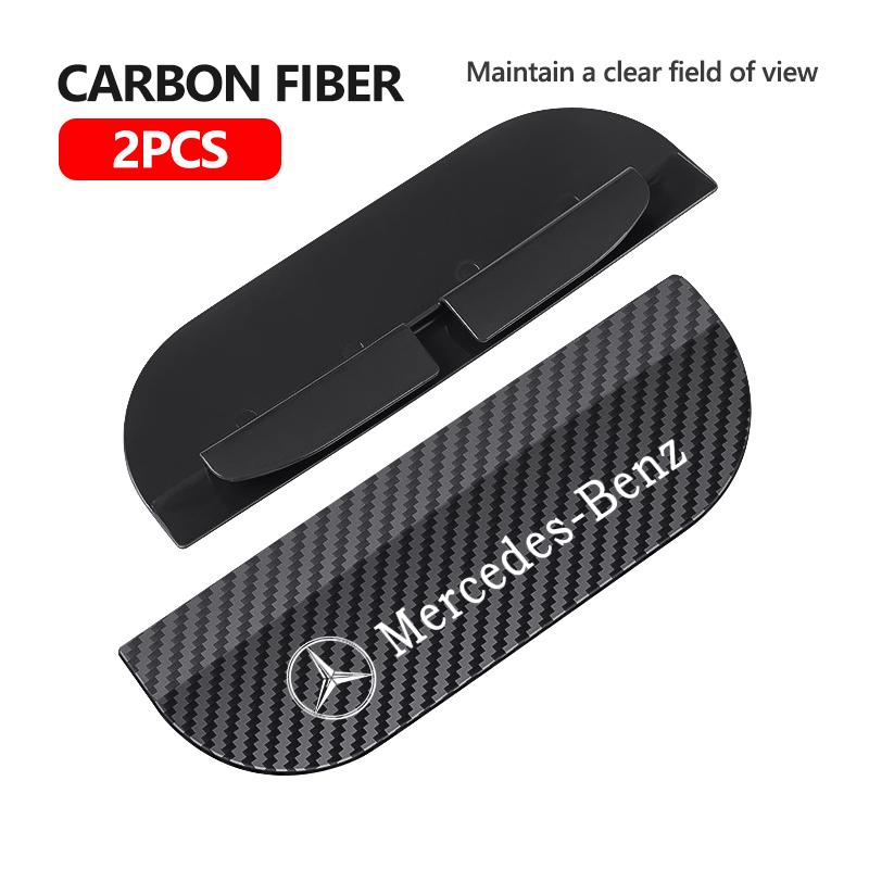AABGR1 2PCS Car Rearview Mirror Rain Eyebrow Protector Auto Decoration Accessories For Benz Exclusive AMG SPRINTER V CLASS VIANO W124