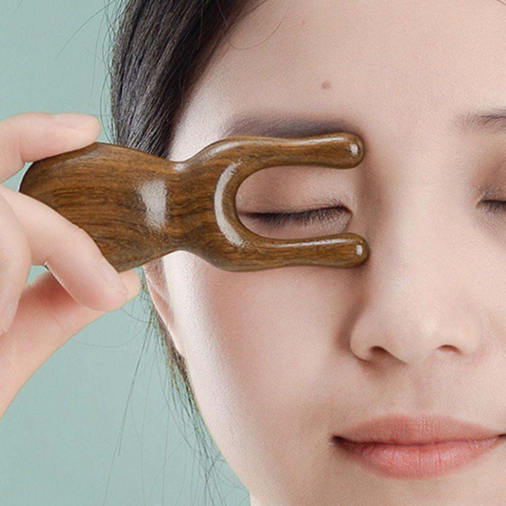 Two Comb Teeth Frog Shape Massage Comb Anti-Static Nose Meridian Massager  Beauty