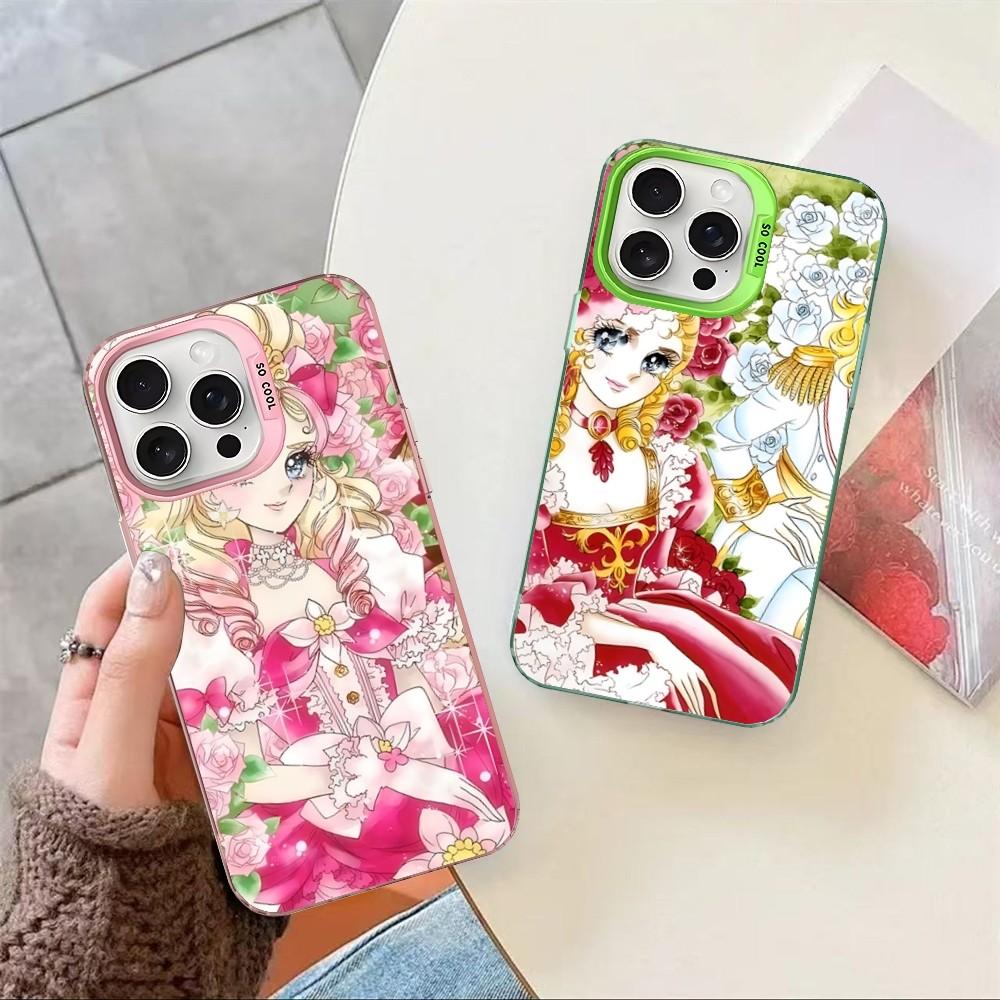 Чехол для телефона «Роза Версаля» для iPhone 16 15 14 13 12 11 Pro Max X XR XSMAX 8 7 Plus Матовый Ударопрочный Задний Чехол