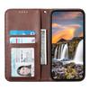 For iPhone 17 Air Case Calf Texture PU Leather Wallet Phone Cover with Wrist Strap