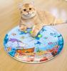 Cat Play Mat Thickened Water Sensor Pet Play Mat Water Sensing Cooling Mat Toy Interactive Pet Water Sensor Pad