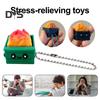 1/2 шт. Игрушки-щелкуны для мусорного контейнера, миниатюрные портативные игрушки для эмоциональной поддержки, напечатанные на 3D-принтере, для снятия стресса
