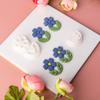 Clay Cutter Leaf Flower Shape Clay Earring Molds for Earrings Making Clay Earring Cutter Tool for Jewelry Making