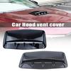 Универсальный автомобильный воздухозаборник, карбоновое основание капота, декоративная крышка с лентой, наружный капот, аксессуары для воздухозаборника автомобиля
