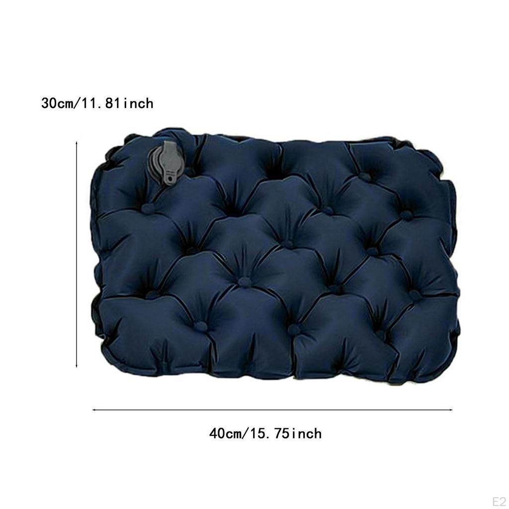 Надувная подушка для сиденья, автомобильный коврик, мягкий портативный воздушный офисный стул для