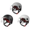 1Pcs Motorcycle Helmet Men Woman Electric Riding Lens Helmet Four Seasons Comfortable Ventilation Adjustable Safety Helmet