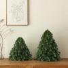 Handmade Mini Christmas Tree Stable Faux Noble Fir Creative Mini Snow Pine Tree  New Year