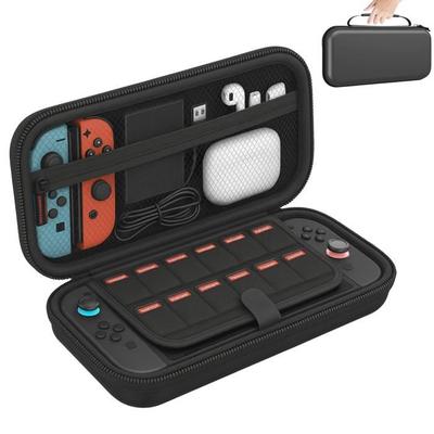 Транспортный чехол - PHONILLICO - Nintendo Switch 2 - Черный - 12 слотов для карт - Карман на молнии