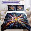Aston Villa Football Printed 3 Pieces Bedding Set, Comfortable Skin Friendly Bedroom Duvet Cover Set