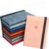 RFID Anti-Magnetic Leather Passport Holder with Elastic Band and Multi-Card Slots for Airline Tickets
