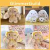 Plush Rabbit Animal Keychain Toys For Kids Bedroom Decoration Gifts Pendant