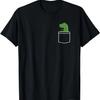 Dinosaur - Minimalistic _Pocket Design_ - Funny Dino Classic T-Shirt