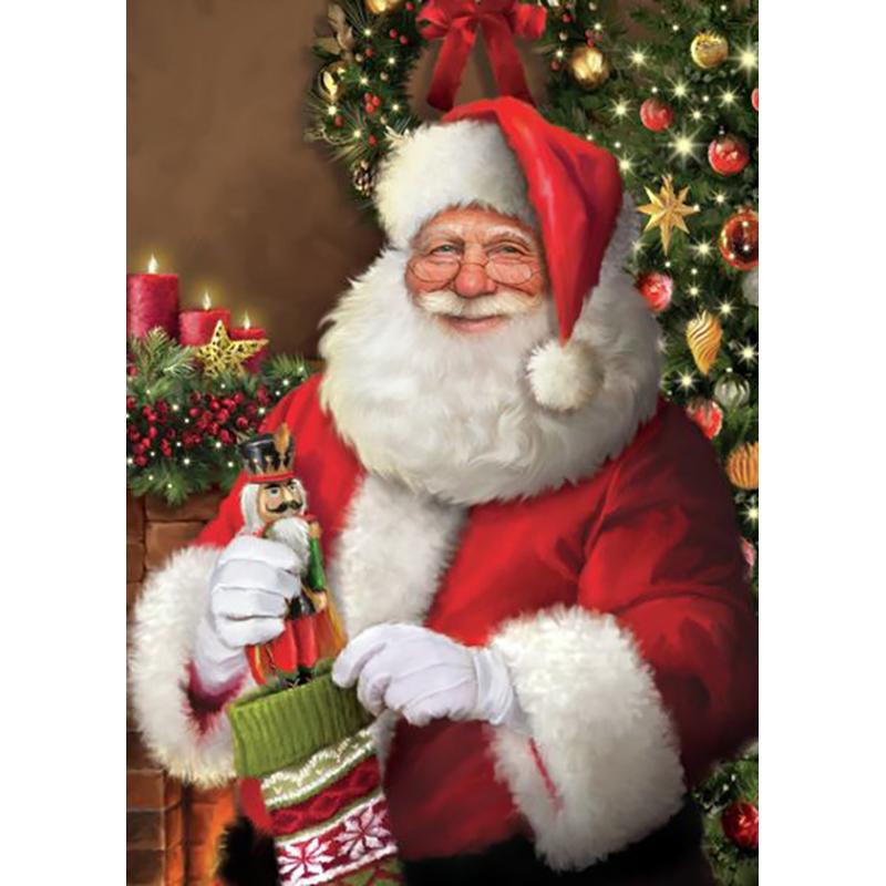 DIY 5D алмазная живопись полная дрель Рождественский подарок мозаика Санта-Клаус Алмазная вышивка мультфильм вышивка крестиком домашний декор настенное искусство