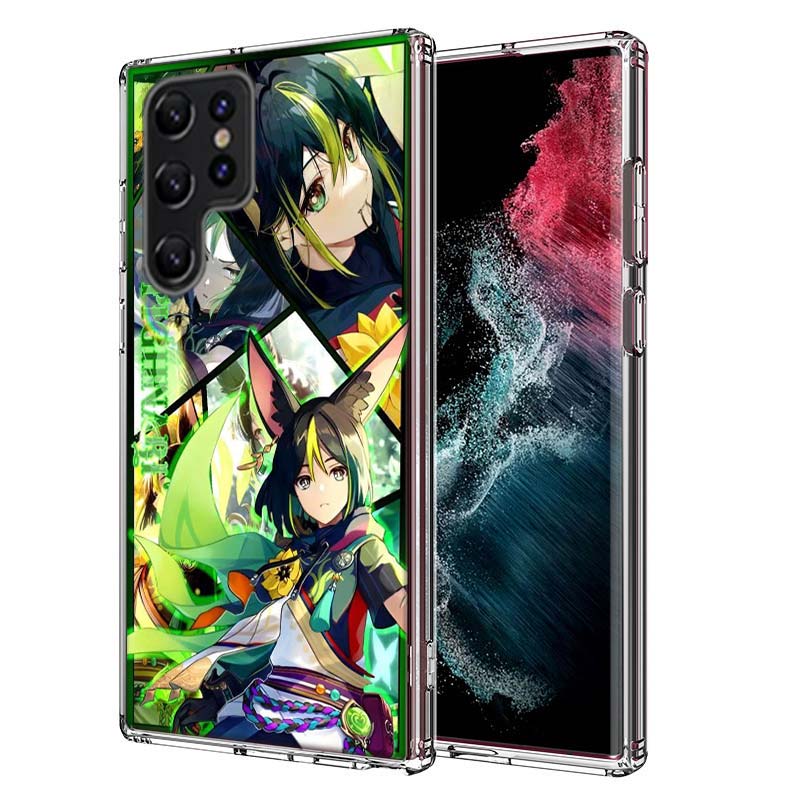 Genshin Impact Tighnari Capa Phone Case For Samsung S26 Ultra S25 Edge Galaxy S23 S21 S20 S24 FE S22 S10 Plus Cover Clear TPU Sh