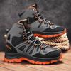 Модная мужская обувь осень-зима, высокие рабочие ботинки, противоскользящие походные ботинки, модная обувь, универсальные повседневные походные ботинки в британском стиле