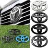 Cybf9 Для Camry Corolla RAV4 Yaris Hilux Серия 3D логотипов автомобиля Передняя решетка радиатора Капот Значок на капот Задний бампер Значок на багажник