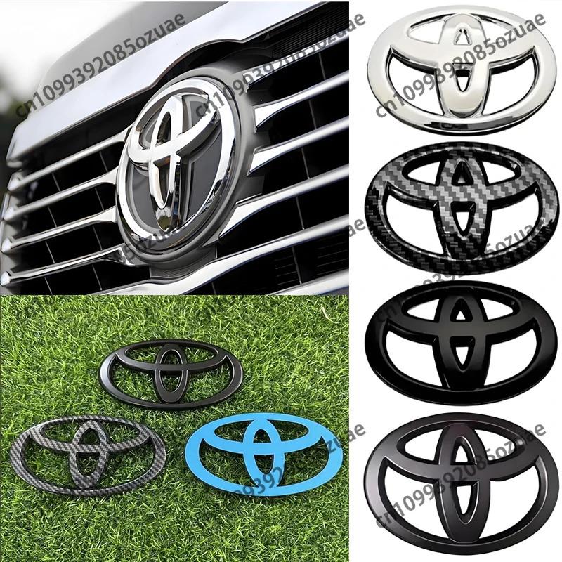 For Toyota Camry XV30For Toyota Camry Corolla RAV4 Yaris Hilux 3D Car logo series Front Head Grill Hood Bonnet Emblem Rear Tail Bumper Trunk Badge