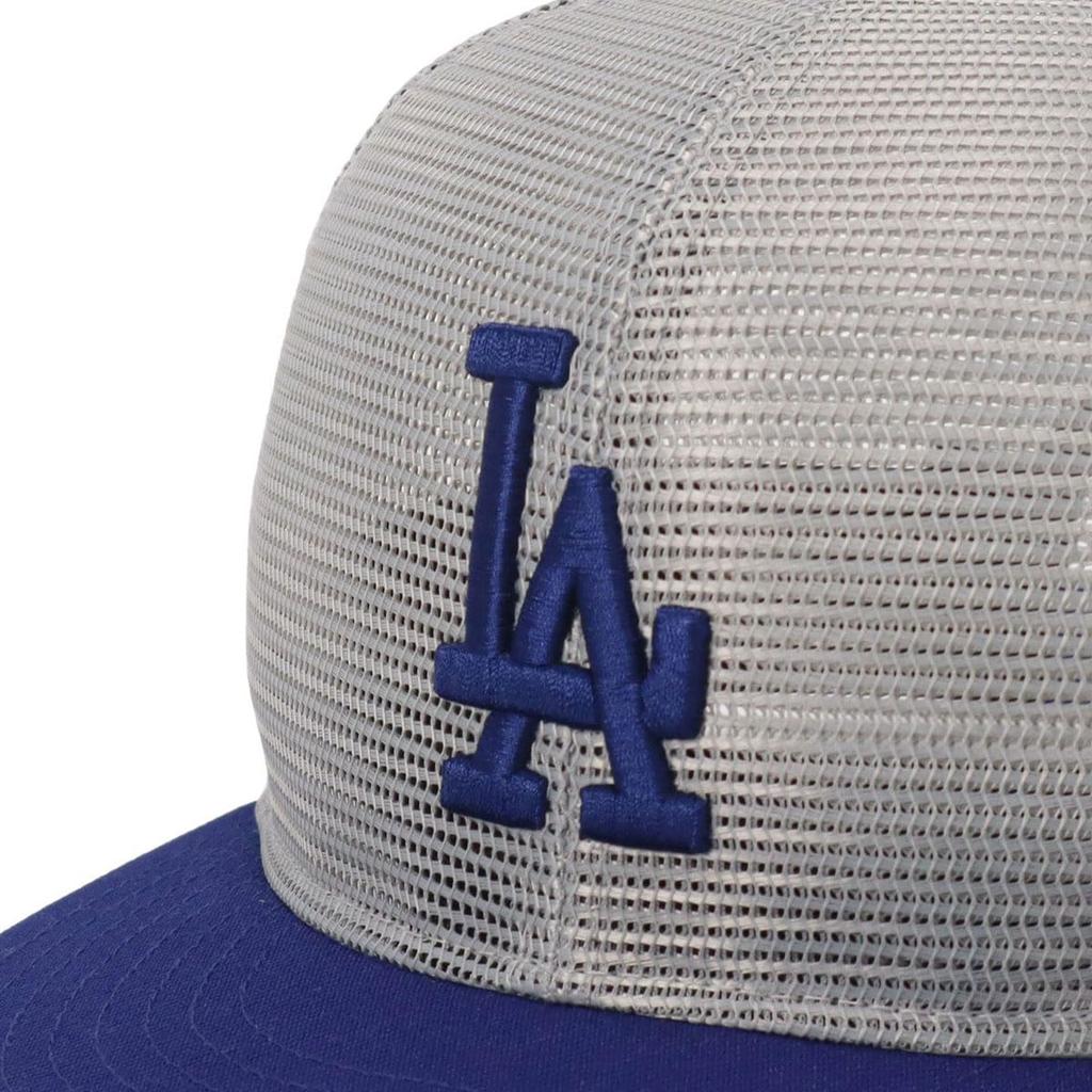 Кепка-сетка MLB ALLMESH Полностью сетчатая LA Royal 950TR ALL MESH LOSDOD GRY DROY 14388563 NER36C0370 [New Era] Серая/Темная M/L