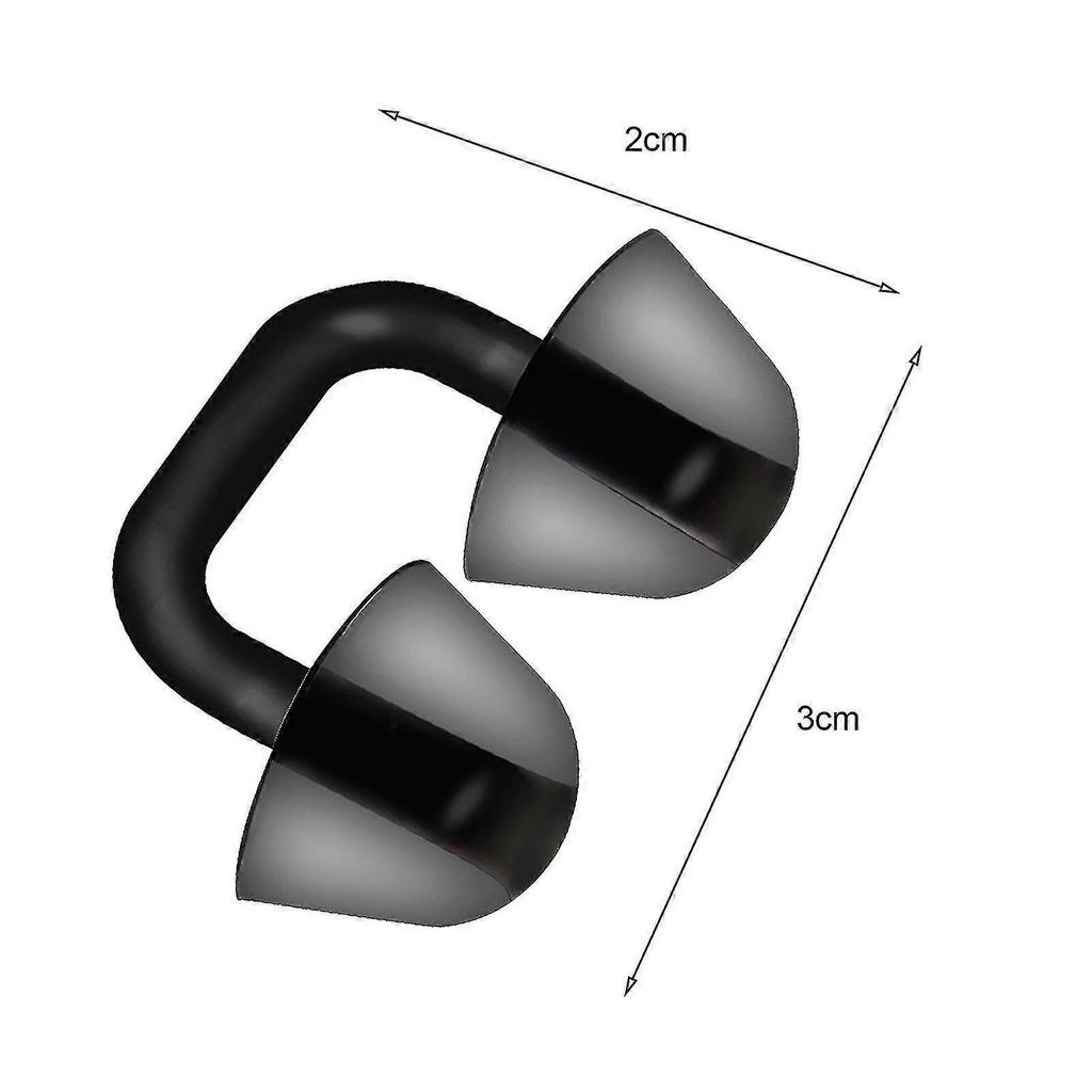 Silicone Nose Plugs for Swimming-Reusable Waterproof Dive Clip_js18