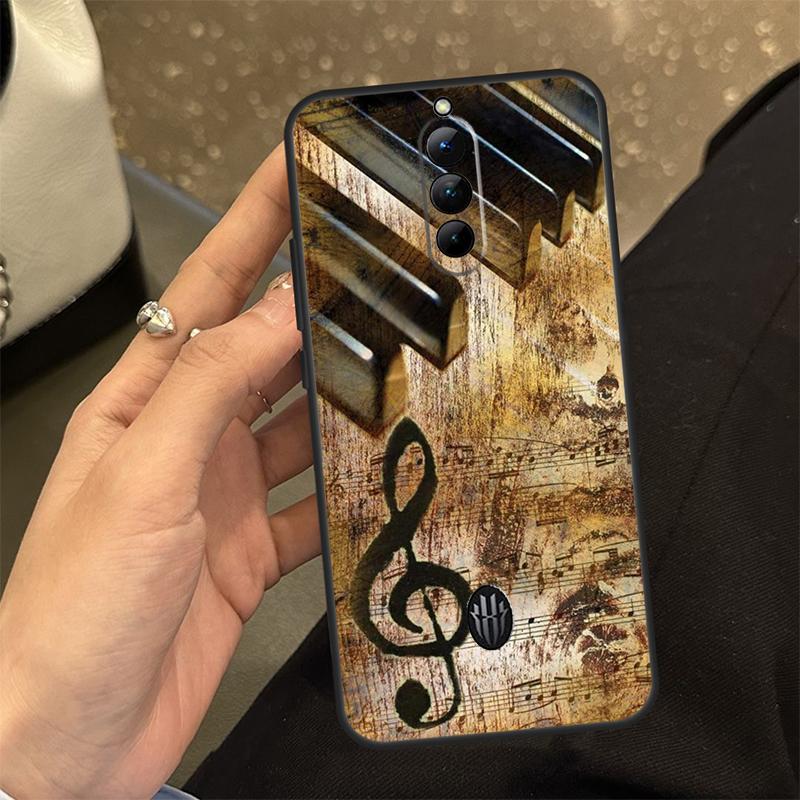 Musical Music Note Case For Nubia Red Magic 8S Pro Plus Red Magic 8 Pro 6 7 6S 7S Pro 5G 5S 6R Cover Coque