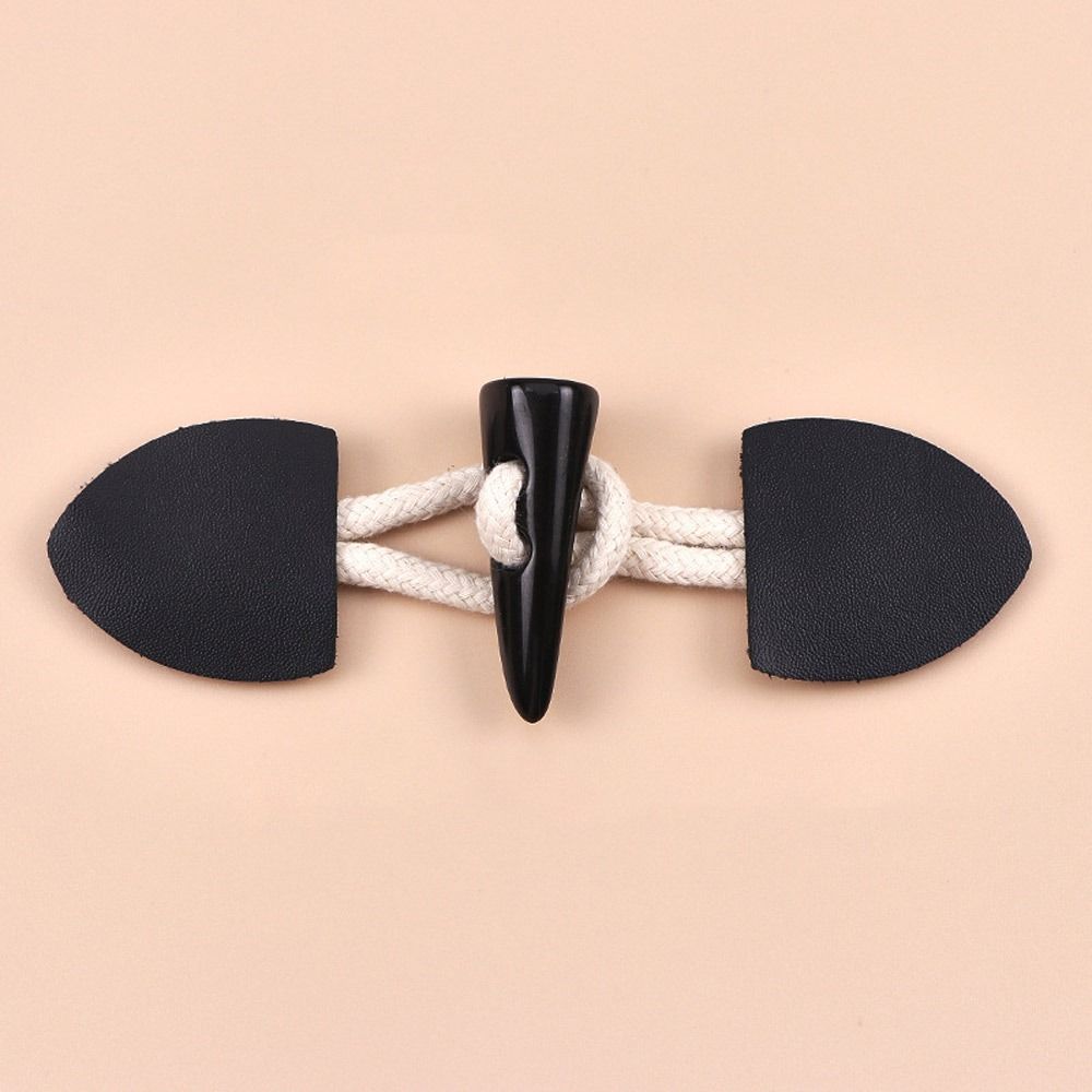 Кожаные пуговицы Застежки Пришивные переключатели Роговая пуговица Креативные пуговицы для одежды