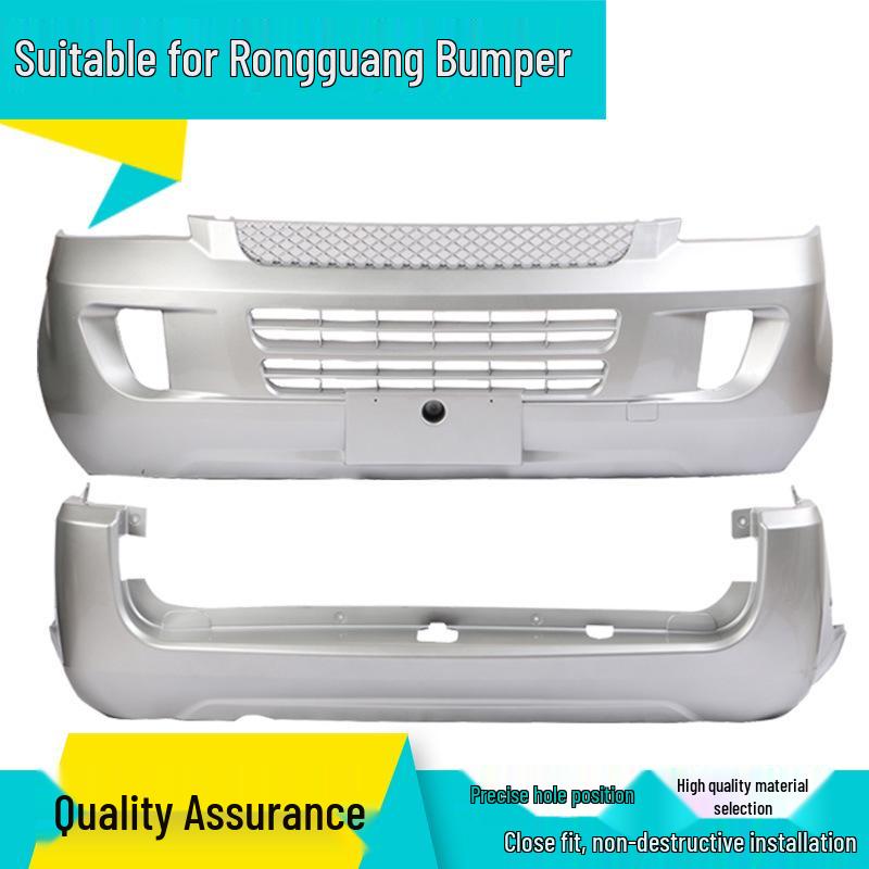 Совместимые бамперы для моделей Wuling Rongguang: Новая карта, Маленькая карта, S, V – Лицевая и оборотная стороны
