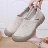 Spring and Autumn New Women's Cloth Shoes Soft Sole Soft Surface One Pedal Fashion Lightweight Comfortable Non-slip Work Shoes Single Shoes