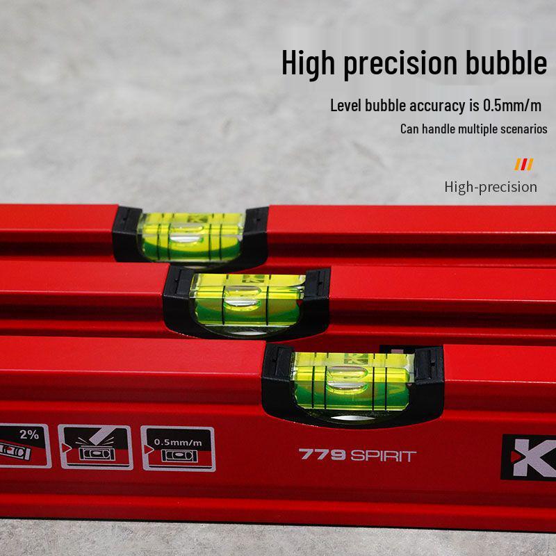 Высокоточный противоударный мини-магнитный алюминиевый спиртовой уровень