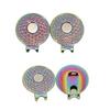 Zinc Alloy Golf Cap Holder Golf Training Aids Accessory for Golf Bag Magnetic Golf Ball Marker Holder Clip Golf Hat Clip